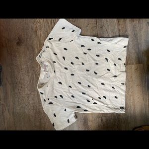 zara dalmation dot print tee